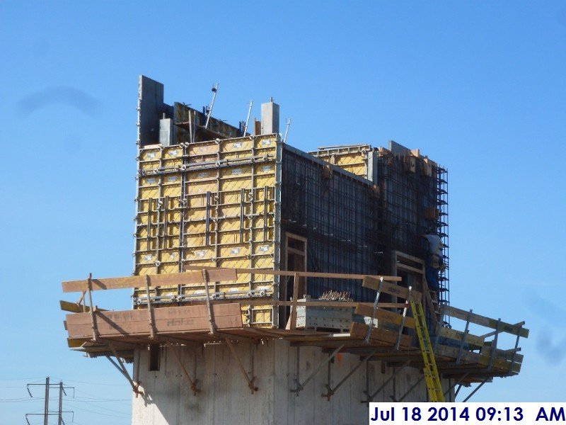 Installing shear wall panels at Stair -2-Elev. 4 (4th Floor) Facing South-West (800x600)